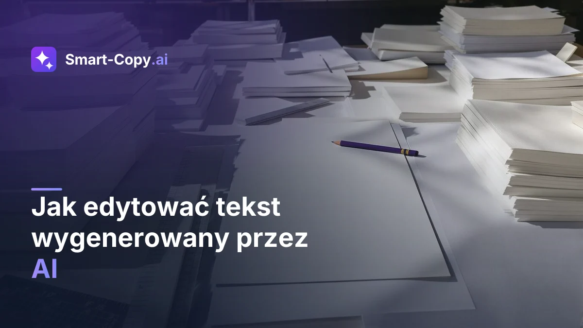 Jak edytować tekst wygenerowany przez AI — poradnik dla perfekcjonistów