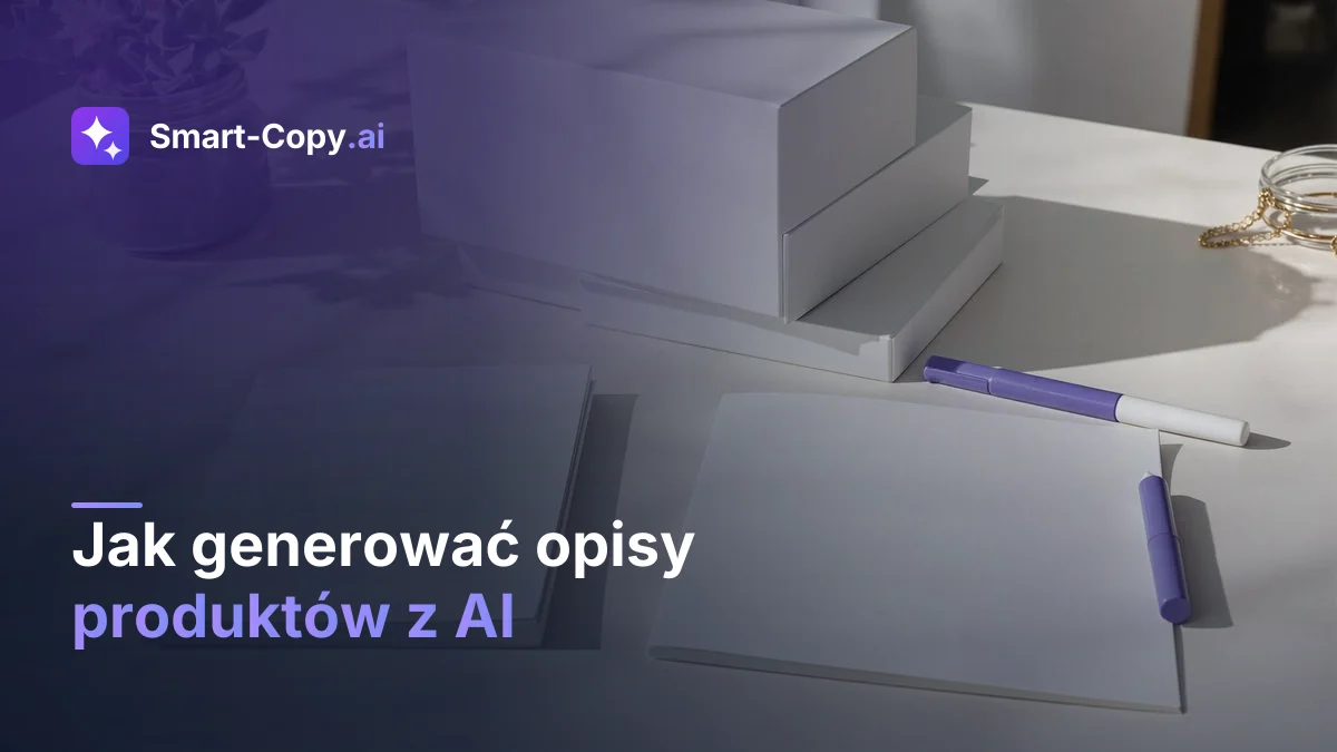 Jak generować opisy produktów z AI — poradnik dla e-commerce